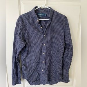 Gingham polo Ralph Lauren shirt